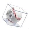 Baseball Box Ball Protector with Wooden Core Clear Stable for Single Stand