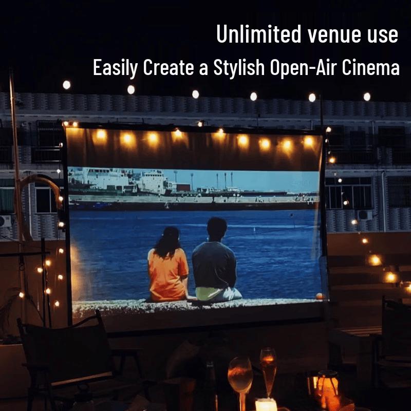 Lan Cai He 180-inch 16:9 Portable Projector Screen