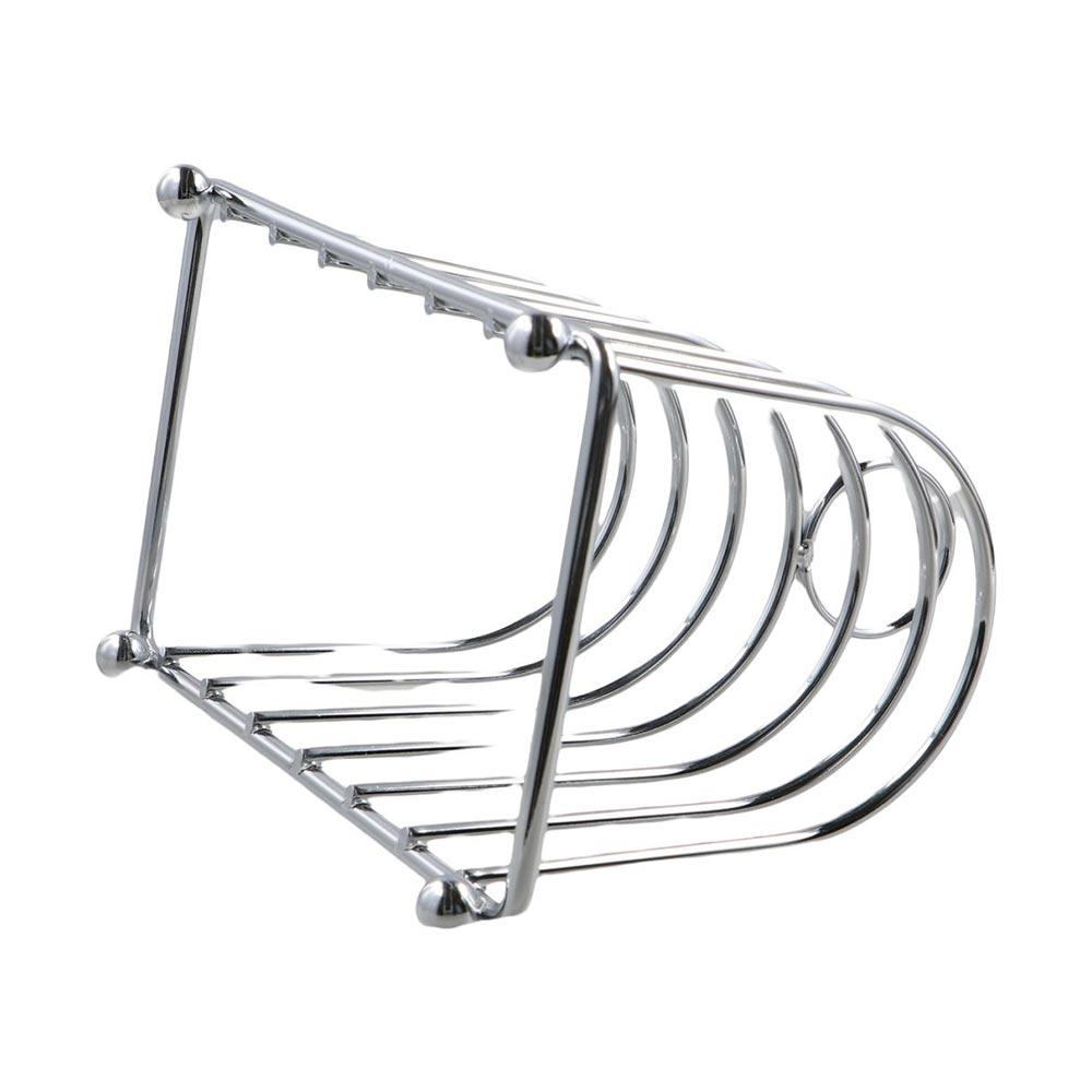 6 Slots Bread Rack Stainless Steel Cooling Cooling Holder Dish Rack Slices Toast Rack  Sponge