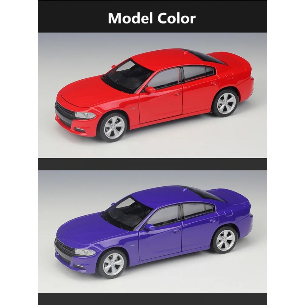 Welly 1/24 2016 DODGE Charger R/T, модель спортивного автомобиля из литого металла, для гонок на треке, высококачественная имитация, подарок для детей