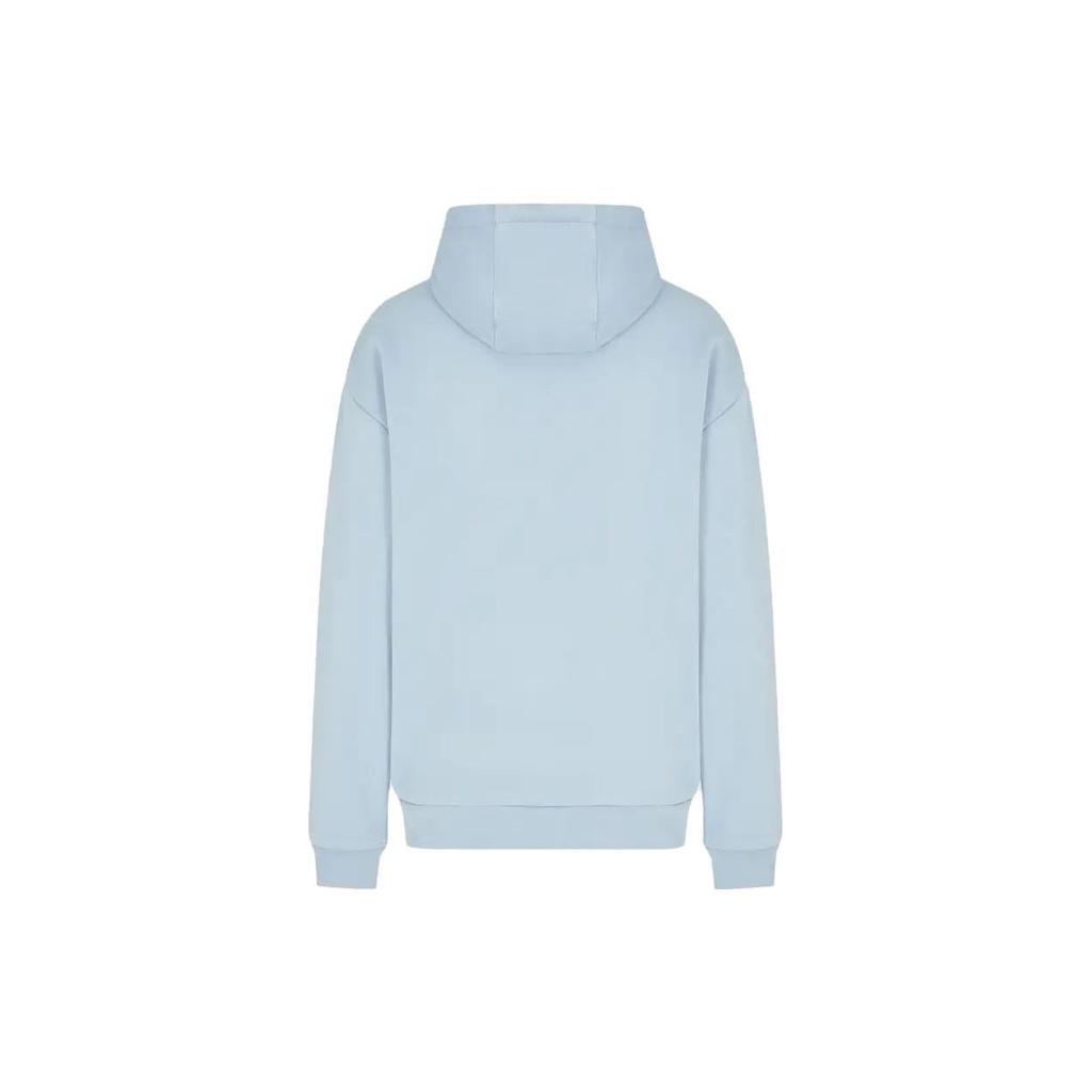 EMPORIO ARMANI EA7 Sweatshirts Unisex Light Blue Hooded Moderate Regular 3RUM78-TJPQZ-1541