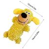 Squeaky Plush Dog Toy Chew Resistant Pet Companion with Fun Sound for Small Medium Dogs
