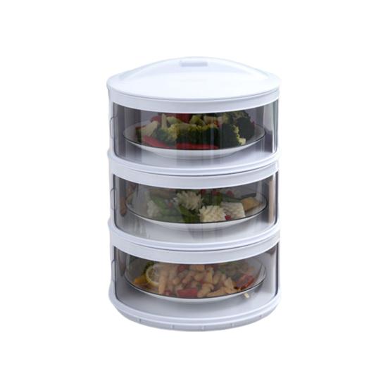 Insulated Vegetable Cover Multi-layer Stackable Food Box Anti-fly Dust-proof Heat Preservation Kitchen Supplies Picnic BBQ Helper