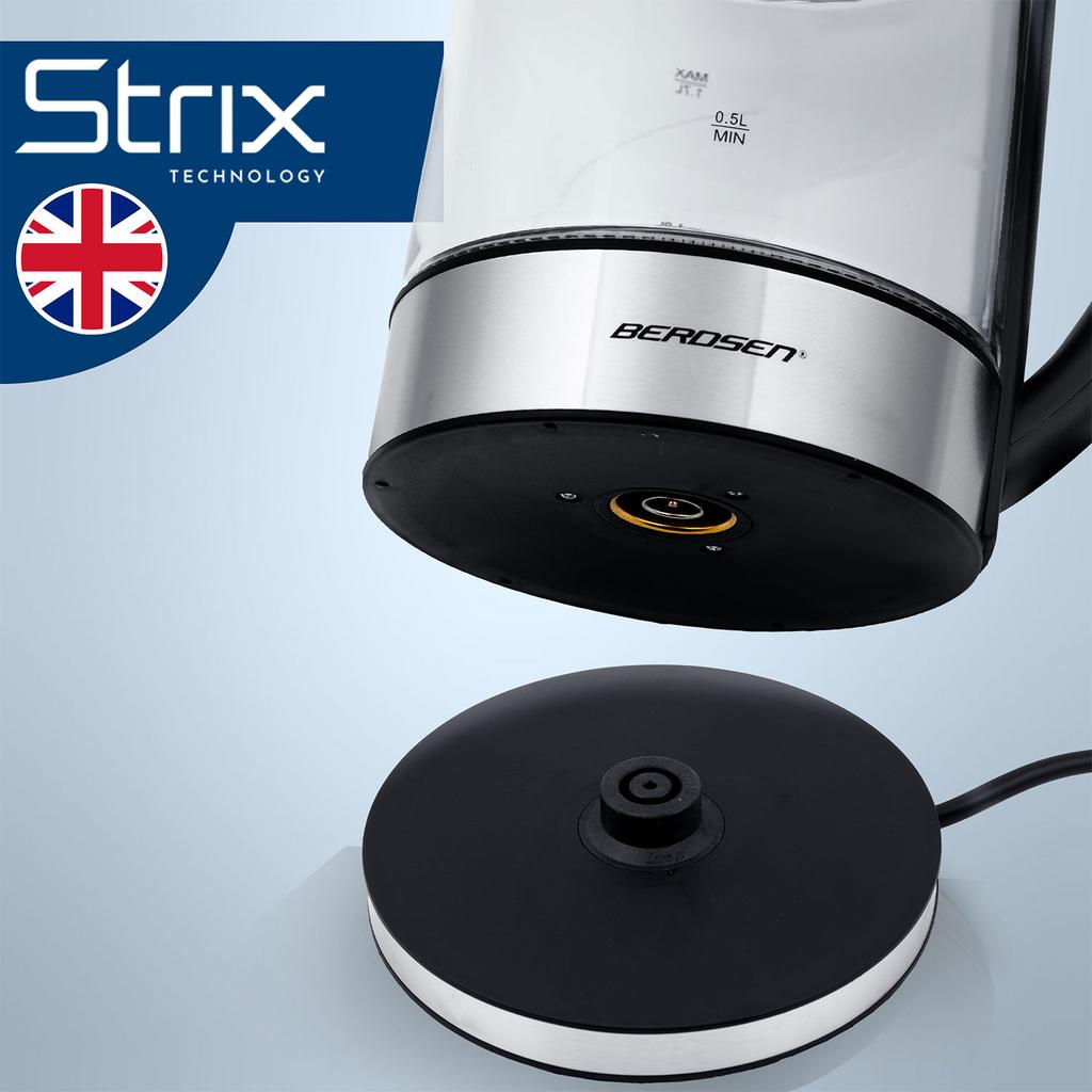 Glass Electric Kettle With Temperature Control, Berdsen