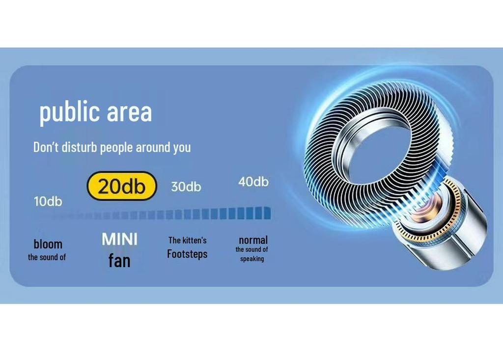 X688 High-Speed Portable Handheld Fan - USB Rechargeable, Long Battery Life, Turbo Power, Ideal for Outdoor Use