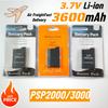 3600mAh pro ruční herní konzoli SONY PSP2000 Náhradní bateriový blok 2400mAh pro SONY PS Lite PSP-2000 PSP-3000 PSP-3004 Baterie