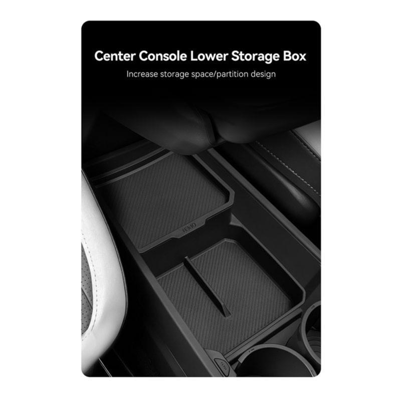 Super Sale Car Storage Box Center Console Lower Storage Box Organizers Box Accessories for Kia EV3 EC4 2024-2025