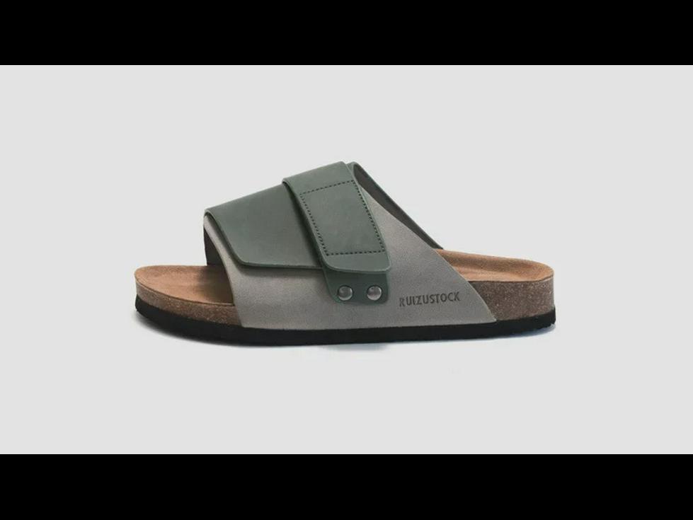 Мужские тапочки из пробки RUIZUSTOCK: Осенние и летние пляжные сандалии, водонепроницаемый нубук