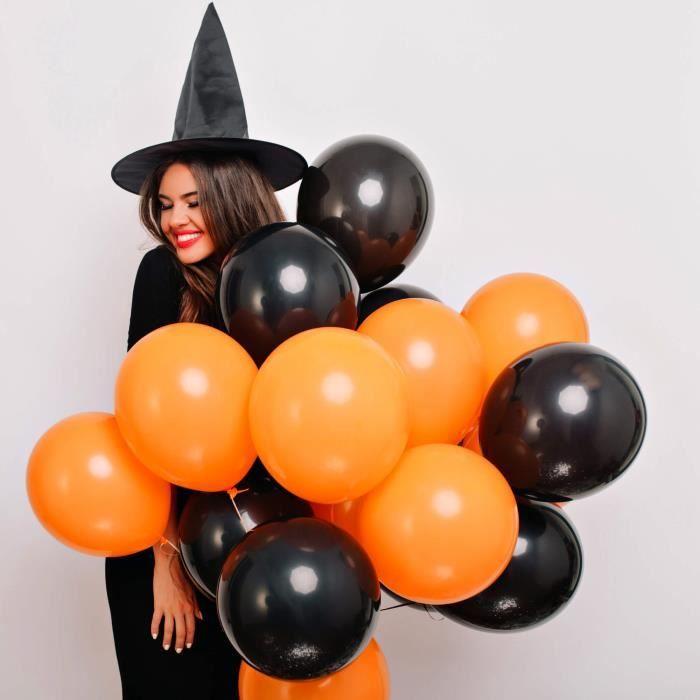 Décoration d'Halloween - SPRINGOS - Guirlande de Ballons Rideau 38 Pièces - Multicolor - Intérieur - Latex