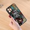 P-pierce The Veil Band Чехол для телефона Черный матовый Для IPhone 16ProMax 15 13 12 11 14 Pro Max Mini Plus SE2020 XS Max XR Чехол