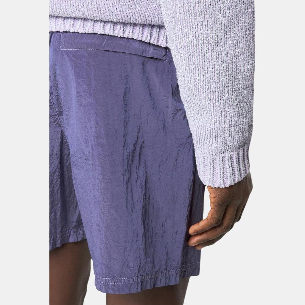 STONE ISLAND Эластичные шорты для плавания с нашивкой для мужчин, купальники, лавандовый K1S15B1000-09S0043-V0047