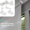 25mm Roller Blind Fittings Bead Chain Kit Fitting Brackets Set Supplies for School Office Window Curtain Supplies