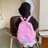 Adorable 2024 Cartoon Print Toddler Backpack Breathable Nylon School Bag For Kids