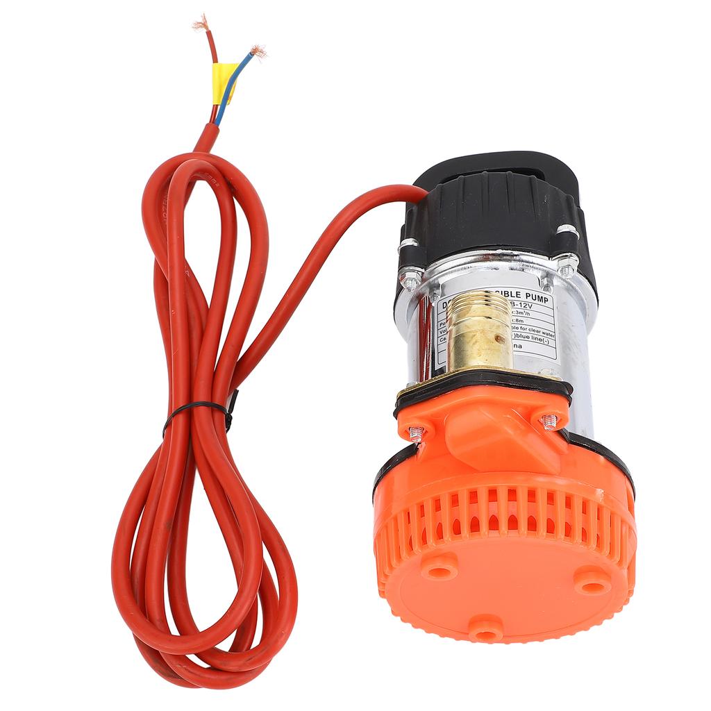 Погружной насос постоянного тока 180 Вт 8 м Высокий подъем Большой поток Нержавеющая сталь Погружной скважинный насос для фермы