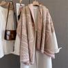 Кашемировый шарф для женщин Толстый теплый зимний плед Бренд Женский Роскошное качество Шаль-накидка Буфанда Пончо Эшарп Пашмина