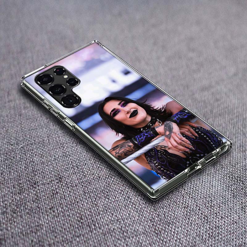 Чехол для телефона Rhea Ripley для Samsung Galaxy S24 S23 S21 S20 FE S22 S26 Ultra S25 Edge S10 Plus Прозрачный ТПУ Чехол Оболочка Coque Sh