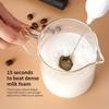 Многофункциональный беспроводной электрический ручной миксер с турбо-функцией 304 и эргономичной ручкой - Портативный электрический венчик, вспениватель молока