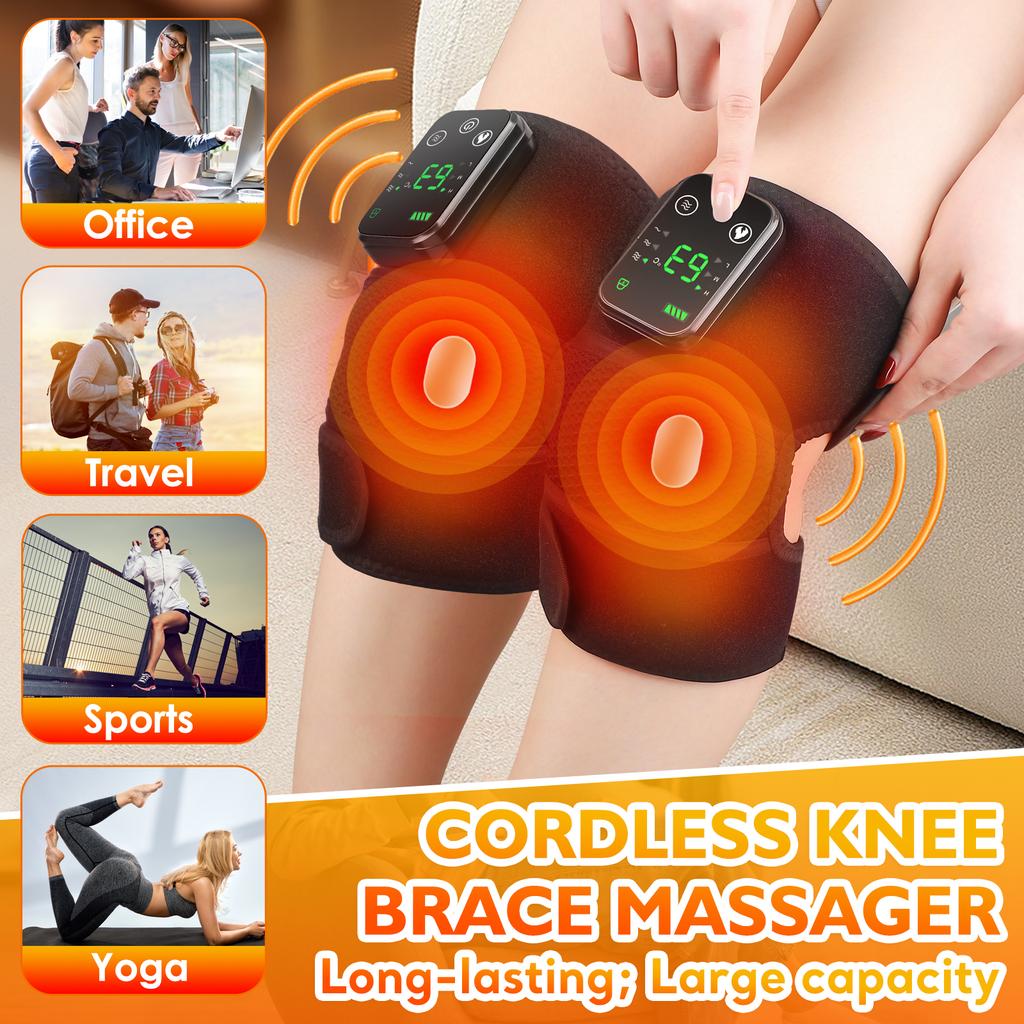 Vibration massager Smart Massage Machine Heating Shoulder Massage Belt Adjustable Led Hot Compress Heating Shoulder Shawl