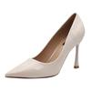 8-Sexy Stiletto High Heels Women's Pointed Patent Leather Super High Heels Women's Shoes Fashion