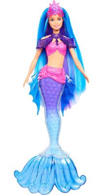 barbie Кукла с домашним питомцем - морским коньком и игрушками-русалками со сменными плавниками, аксессуары «Малибу»,