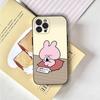 Мультяшный чехол для телефона A-Asamimichan для iPhone 16,15,14,13,12,11,Pro,X,XS,Max,XR,Plus,Mini Мягкий черный чехол