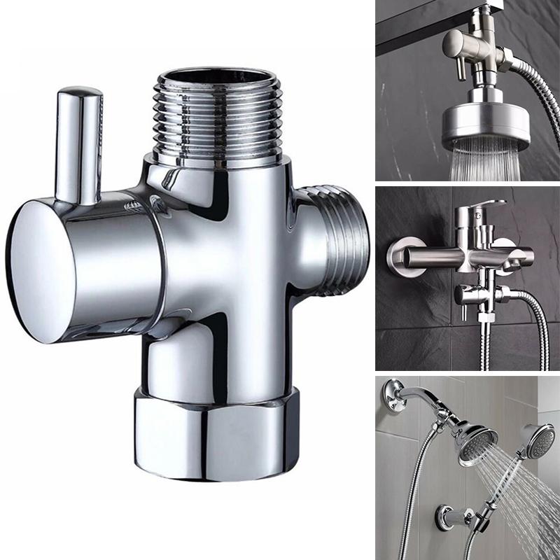 Shower Head Diverter Valve Rotating joint Replacement Chrome Plated Brass