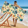 Cute Dino Space Pattern Beach Towel Beach towel quick-drying for travel outdoor sports jogging beach and swimming