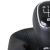 Skoda Octavia II 07-14 gear shift knob BLACK ABS + gaiter with frame 5 SPEEDS