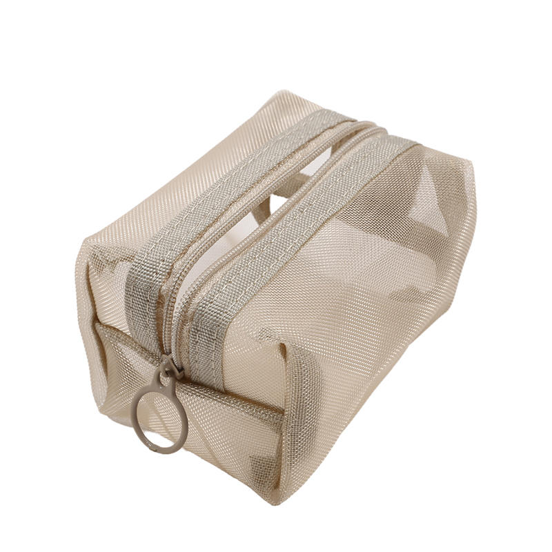 Mesh Storage Bag, Mini Portable Bag, Headphone Storage Bag, Data Cable Storage Box, Portable Lipstick Zipper Bag