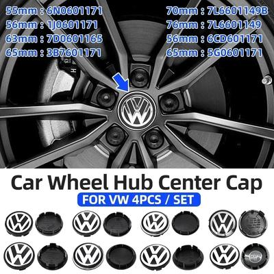 Для Volkswagen VW 4 шт. 56/65/66 мм Колпачки ступицы колеса автомобиля Запасные аксессуары Для Volkswagen VW R GTI Golf 5 7 Caddy