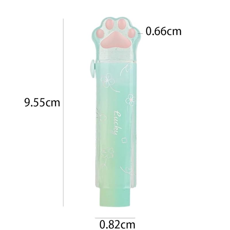 Ластики с блестками, идеально подходят для учеников начальной школы, стирают чисто и легко, милые ластики с персонажами для детей, разноцветный растягивающийся пиксель-арт