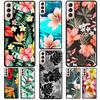 Tropical Paradise Hawaiian Flower Phone Case For Samsung Galaxy S21 S20 FE S8 S9 S10 Note 10 Plus Note 20 S22 Ultra Cover
