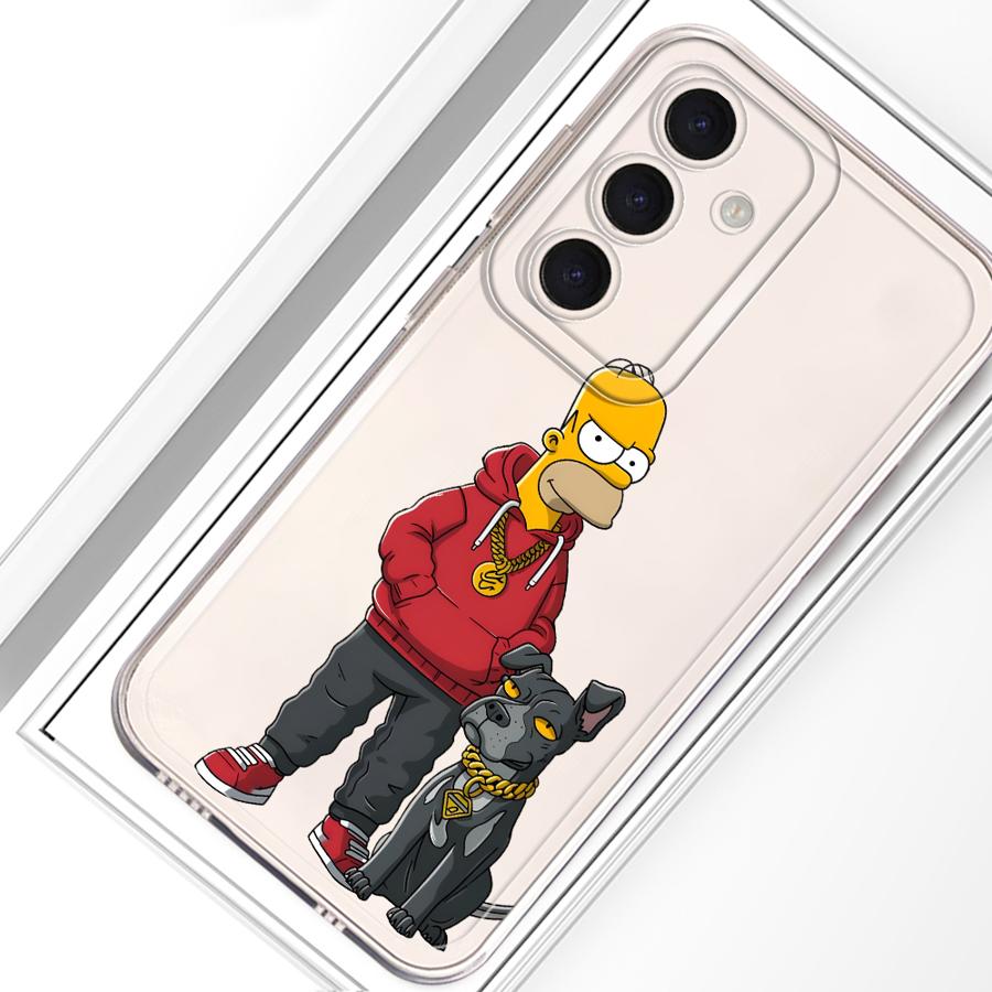 Мультяшный Чехол The S-simpsons для Samsung Galaxy A25 A51 A33 A52 A26 A24 A52 A31 A14 A16 A54 A15 A55 A23 A34 A35 A36