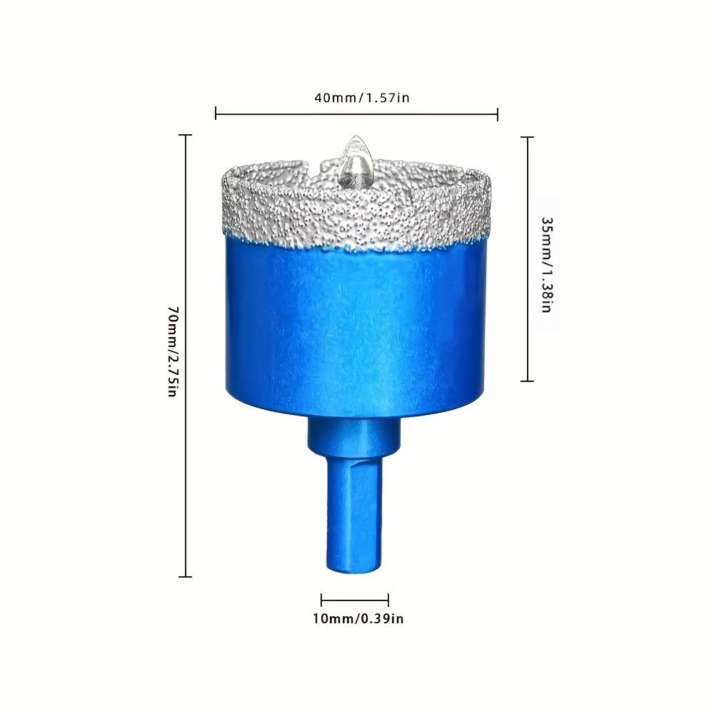 Diamond Coated Tile Drill Bit Hex Shank Drill Bit Durable Diamond Hole Saw  Glass Tile