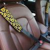 2Pcspair Sunflower Shoulder Guard Diving Material With Shoulder Protector Car Seat Belt Printed Sunflower Shoulder Protector