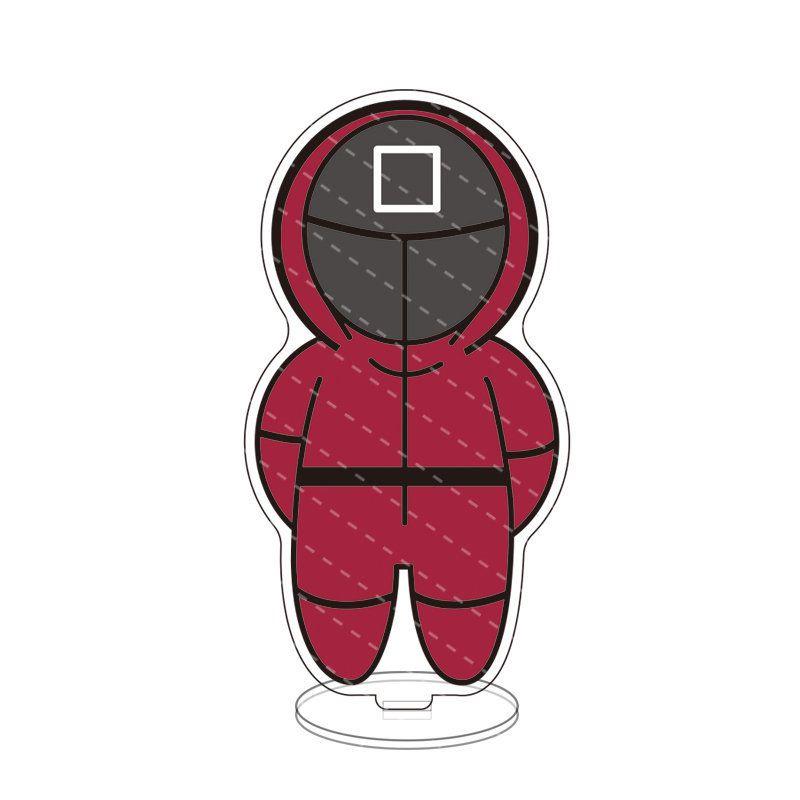 Изысканная акриловая фигурка стенд «Игра в кальмара» для фанатов и коллекционеров