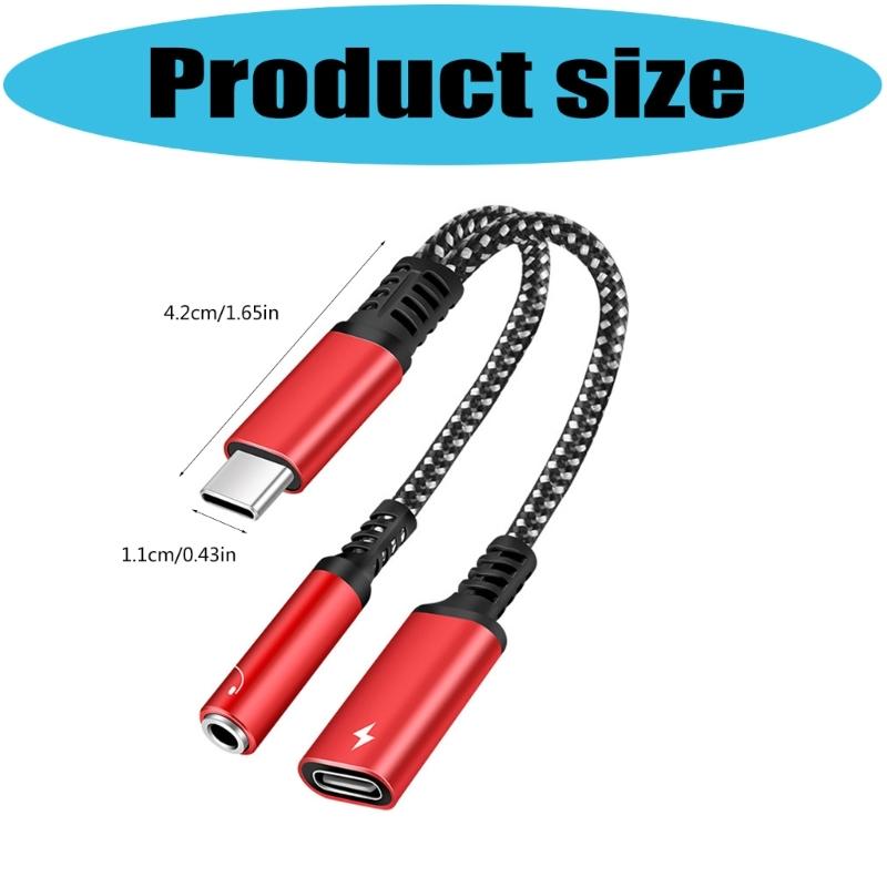 Одновременная зарядка и звук USB C адаптер для чистого звука на телефоне и устройствах