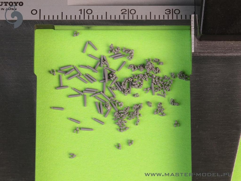 Master Модель WW2 Американский пулемет Browning M2HB Калибр Патронная лента Звенья и пустые гильзы 150 штук Пластиковая модель 1/35 .50 (12.7mm) Набор,