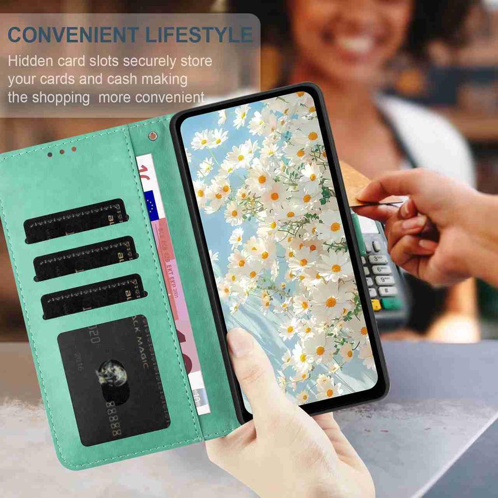 10-цветной чехол-книжка с тиснением «Маргаритка» для Motorola Moto E13 E20 G05 G54 Edge 40...
