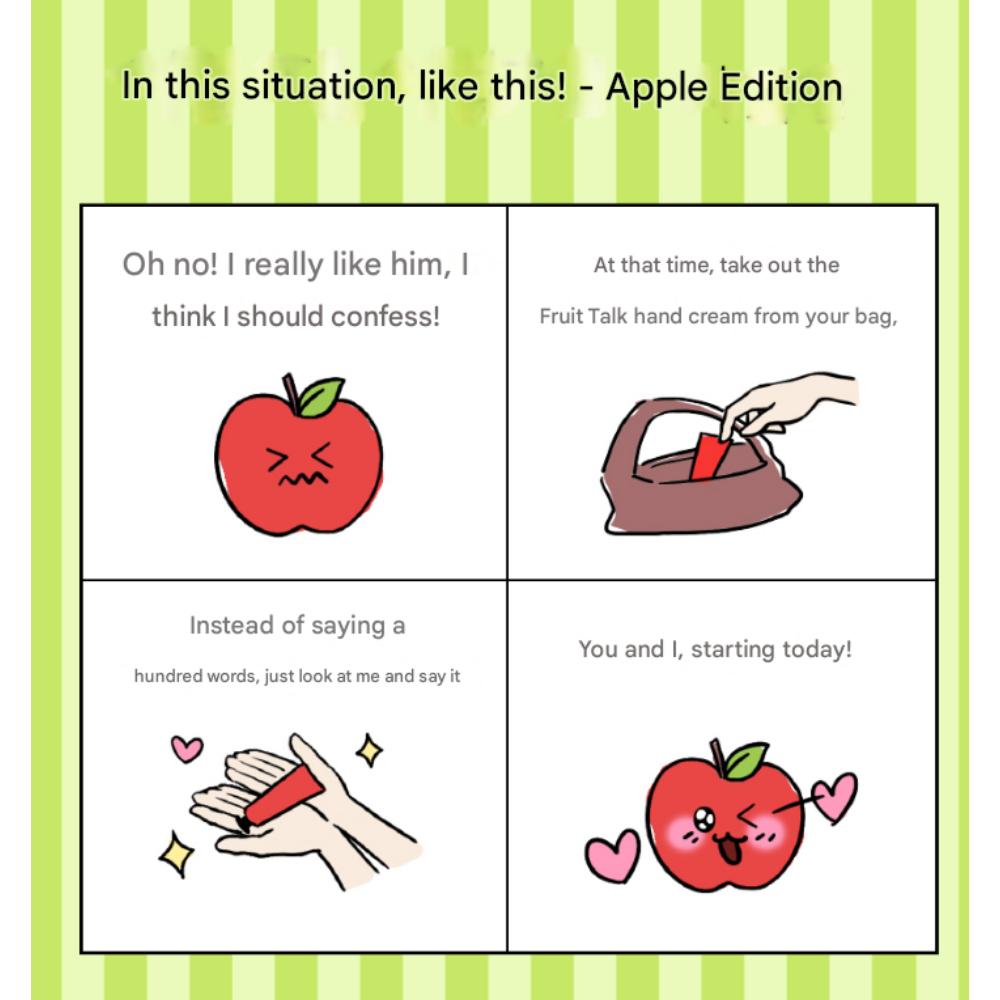 The Face Shop Fruits Talk Яблочный крем для рук (50мл)
