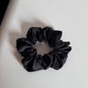 Black Color Ponytail Hair Scrunchies Rubber Band Hair Bands Hair Hoop Classic HeadBand  Women