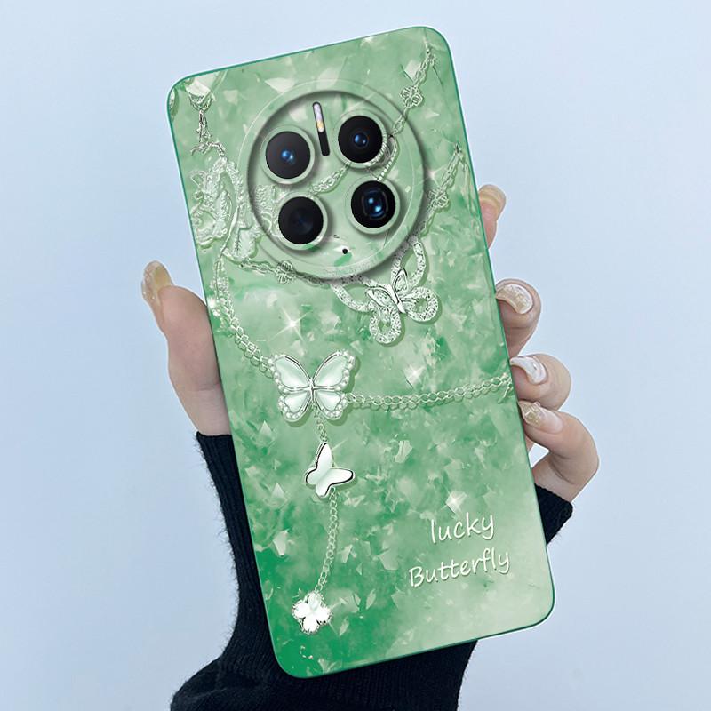 Чехол для телефона Huawei Mate 50 50 Pro 50E Чехол Mate50 Модный Простой Цветочный Мягкий Жидкий Силиконовый Чехол Для Mate50Pro Fundas