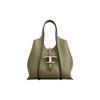 Tods Вневременная металлическая Т-образная пряжка Регулируемый съемный плечевой ремень Кожаная сумка-тоут Повседневная сумка через плечо Мини XBWTSBA9100Q8EV617