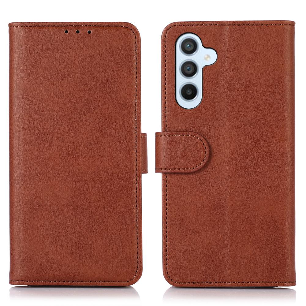 For Samsung Galaxy A57 5G Case Cowhide Texture Leather Wallet Phone Cover with Stand