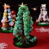 Мини-волшебная растущая рождественская елка, бумажные забавные научные цветущие игрушки для взрослых и детей, самодельные хрустальные цветущие деревья для праздничного декора
