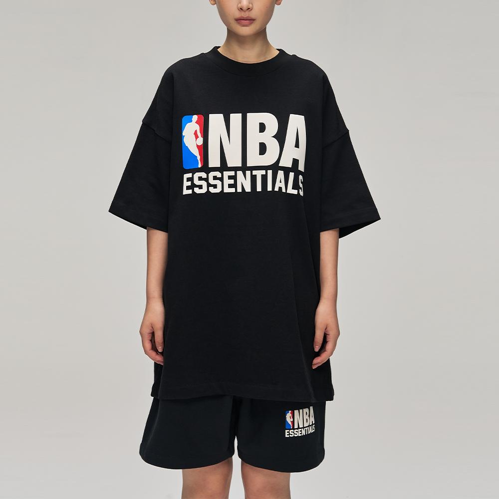 Fear of God Essentials Мужская футболка NBA 90-х Винтажная Черная Топы 125NB252001F