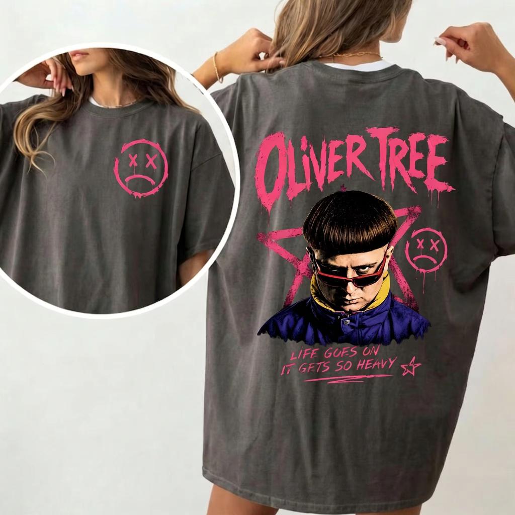 Ретро-футболка Oliver Tree Хлопковая футболка в стиле Yk для фанатов Oliver Tree, памятная, летняя, мужская, женская, спортивная одежда, одежда для фанатов