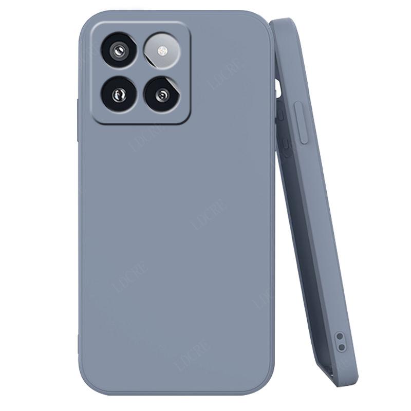 Для чехла Xiaomi 14T Pro Чехол Mi 14T Pro Capas Оригинальный жидкий силиконовый противоударный мягкий чехол TPU для Mi 13 T 13T 14T Pro Fundas