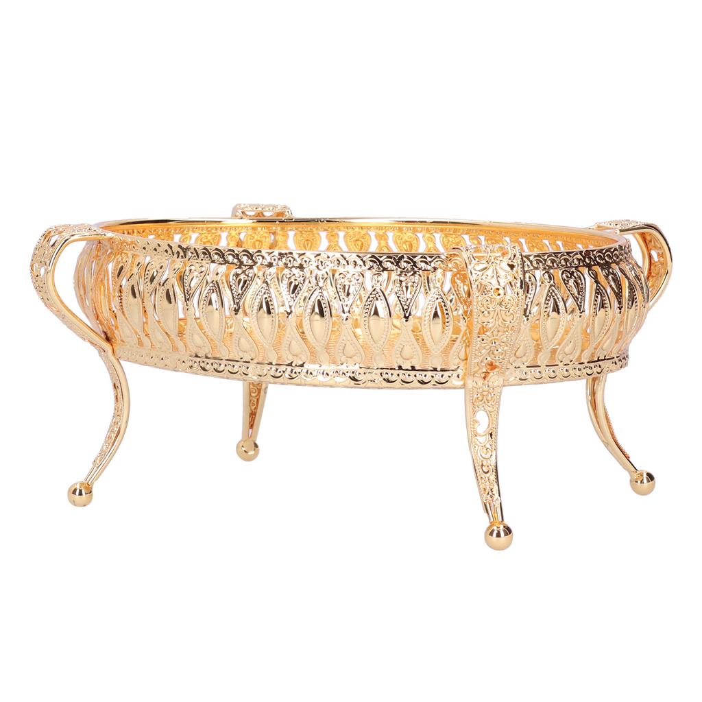 Zinc Alloy Fruit Tray Party Decorative Food Dessert Storage Plate Snack Storage Dish