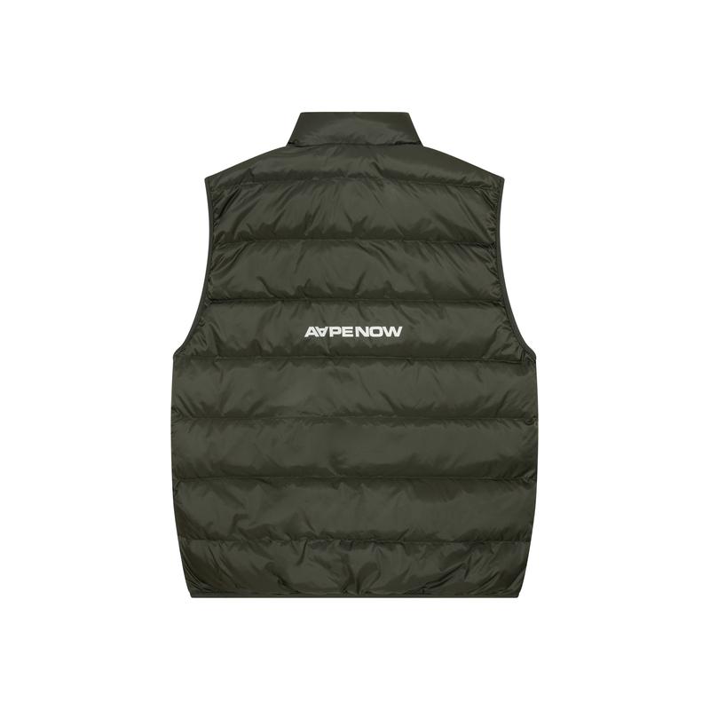 Aape By *A Bathing APE® Quilted Logo plaque Gilet AAPDNM7651XXN
